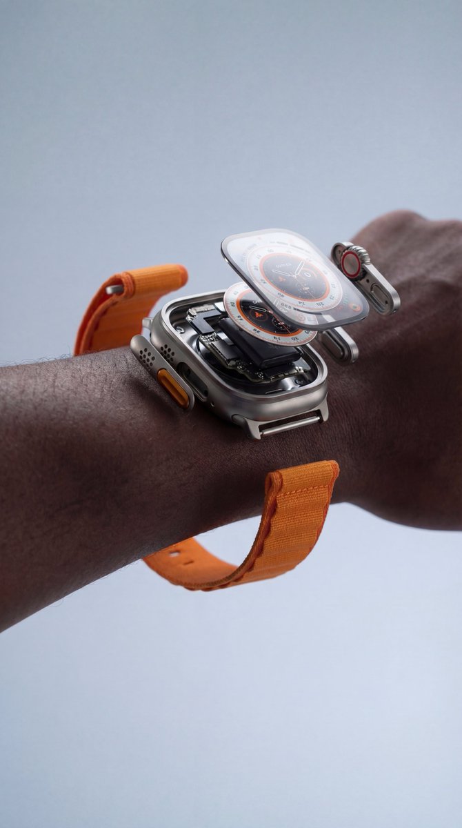 E-commerce Main Image - Macro Studio Shots of Apple Watch and iPhone 17 - 3