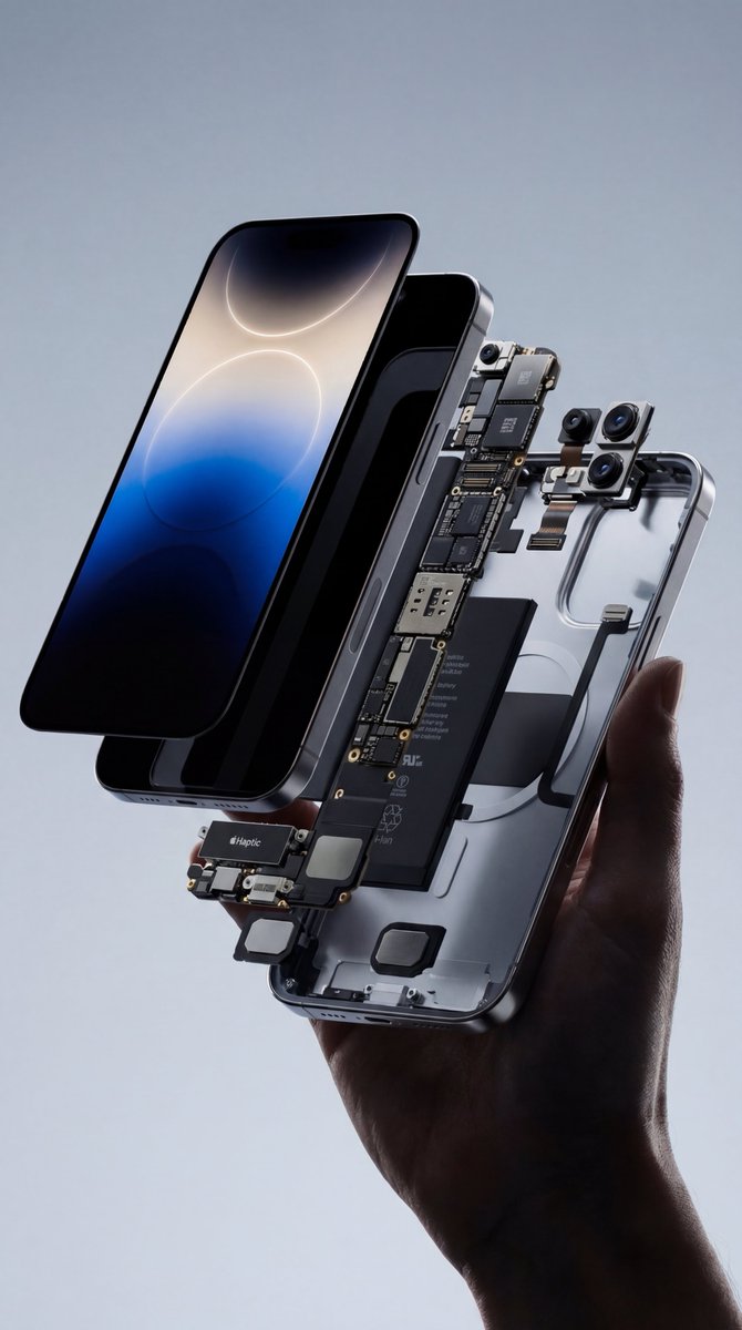 E-commerce Main Image - Macro Studio Shots of Apple Watch and iPhone 17 - 4