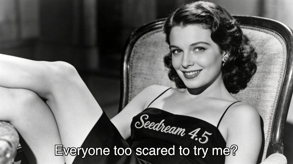 Comic / Storyboard - Archival Film Still of a Glamorous Femme Fatale - 2