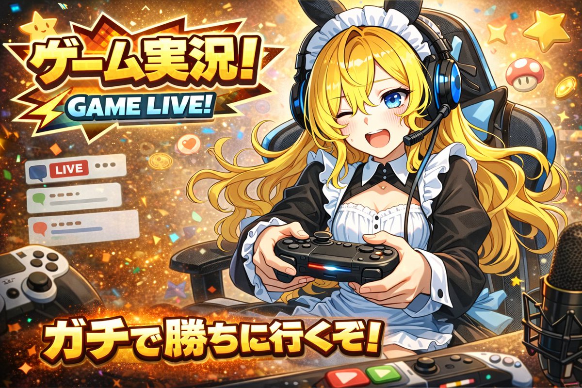 VTuber Gaming Thumbnail Creation Prompt - Image 1