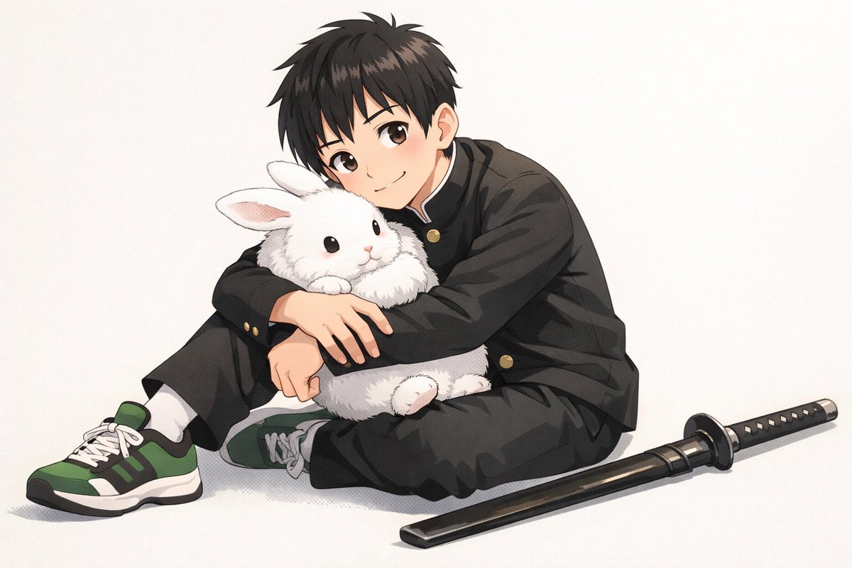 Exorcist with Fluffy Rabbit Ears and Apprentice Rabbit Familiar - Image 1