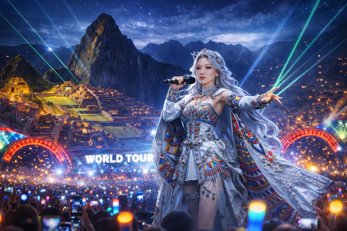 GPT Image 1.5 World Tour Prompt Template - Image 1