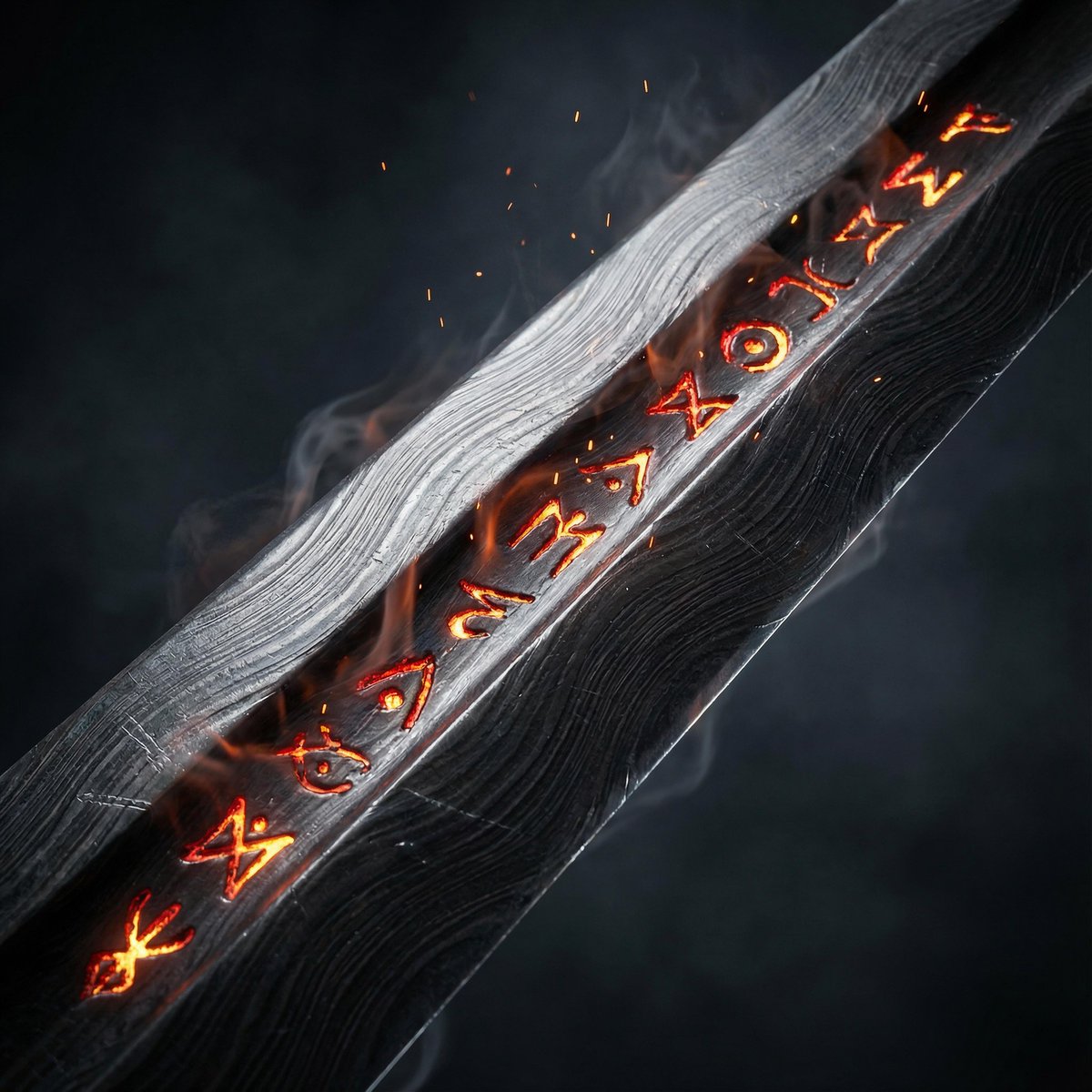 Game Asset - Ultra-Cinematic Arcane Sword Close-up - 1