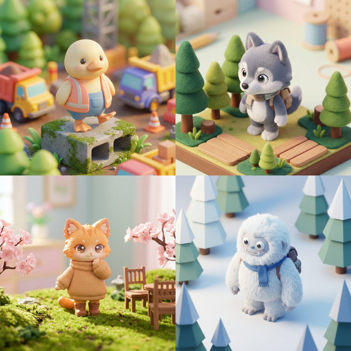 Game Asset - Isometric Kawaii Hero Generator - 1