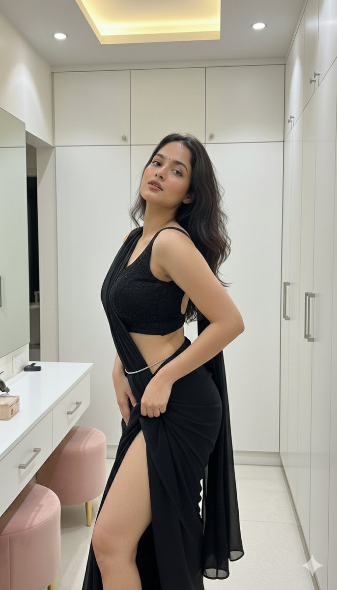 Ultra-Photorealistic Saree Mirror Selfie Prompt 2