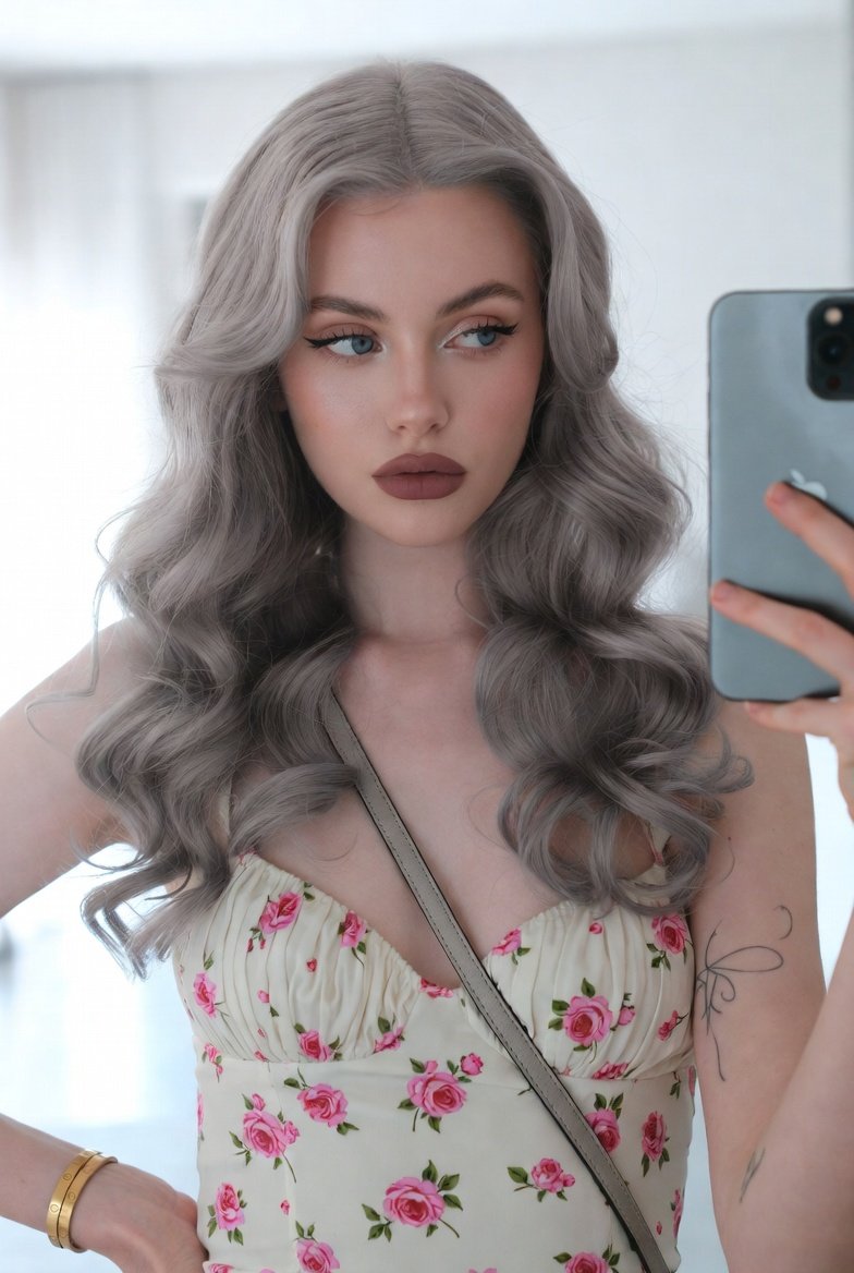 Clean Girl Aesthetic Mirror Selfie Prompt 2
