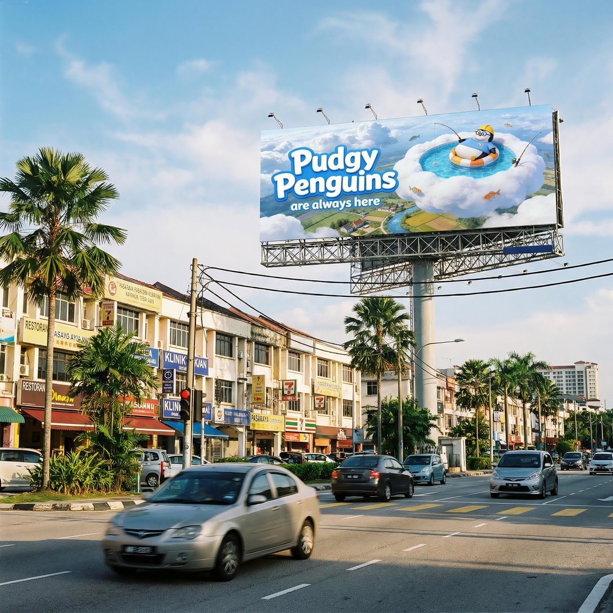 Malaysian City Billboard Commercial Photography Prompt