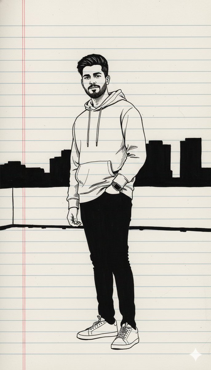 Game Asset - Minimal Black Ink Illustration Blueprint Prompt - 1