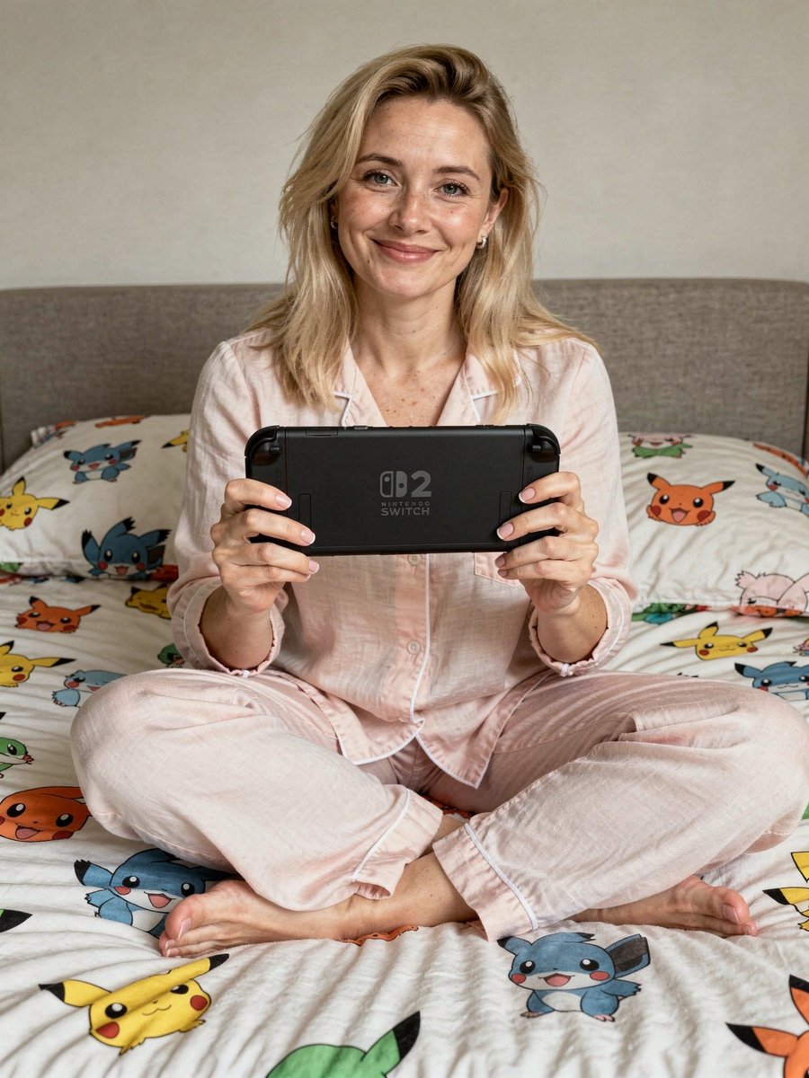 Product Marketing - Casual Lifestyle Portrait with Nintendo Switch Prompt - 2