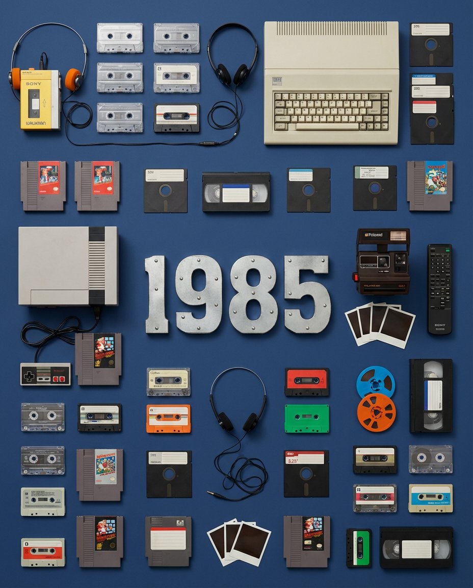 Product Marketing - Knolling Flat Lay Photography Prompt (Specific Year) - 3