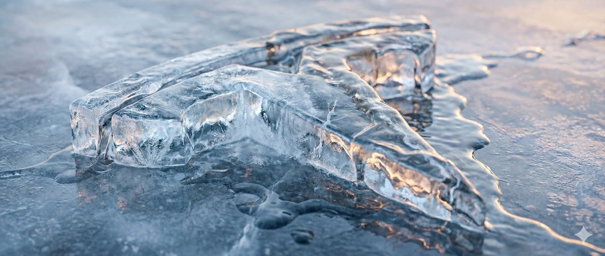 Ice and Liquid Hybrid Logo Design 4