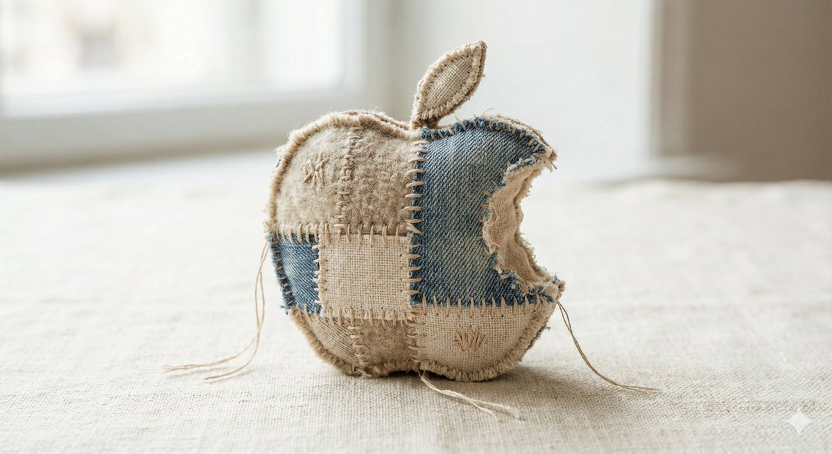 Fabric-Stitched Textile Logo Prompt