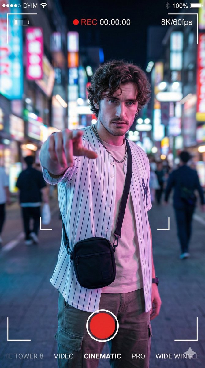 Hyper-realistic Cinematic Portrait with Neon Urban Aesthetic 2