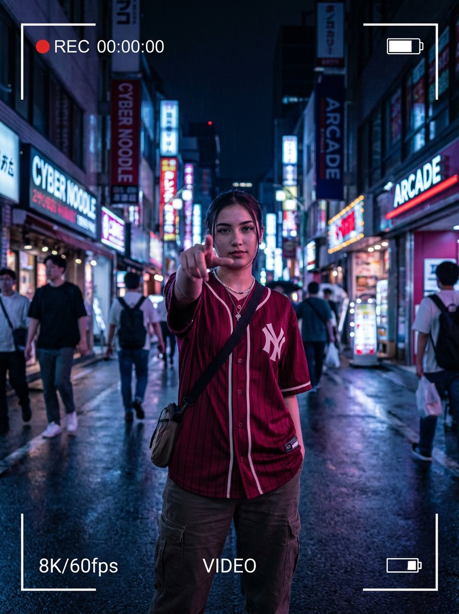 Hyper-realistic Cinematic Portrait with Neon Urban Aesthetic 3