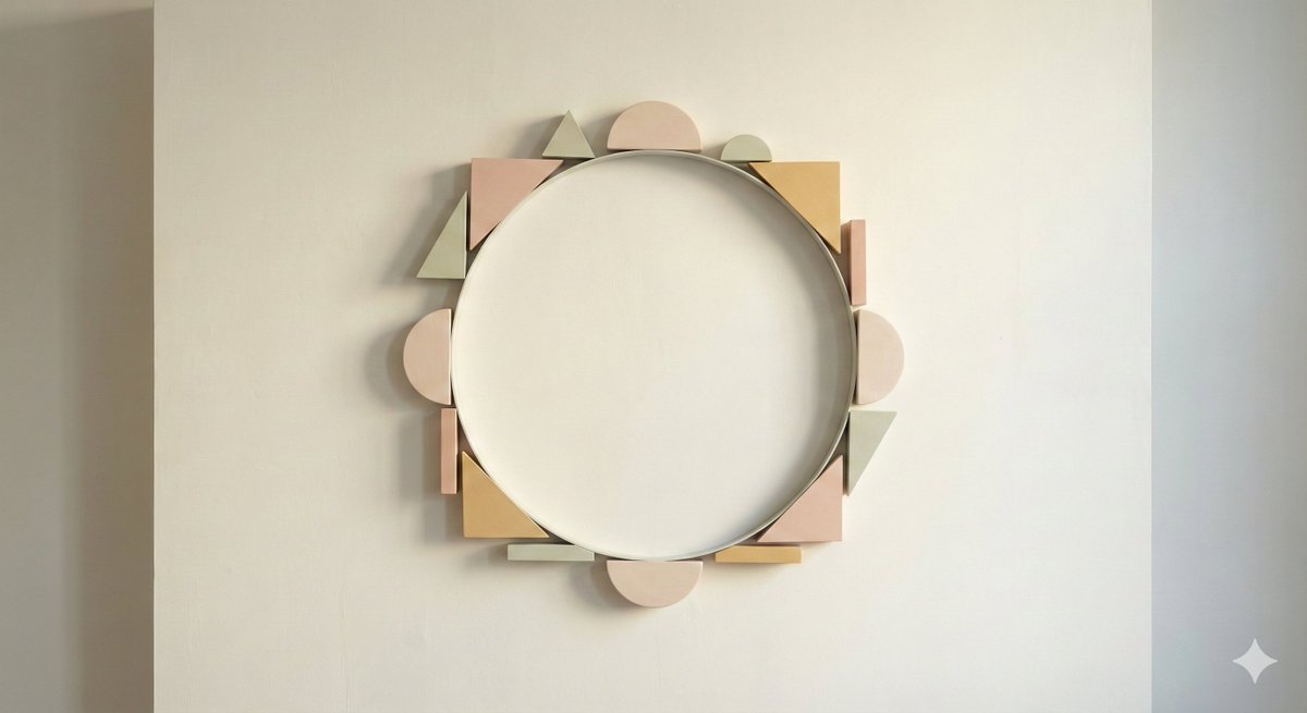 Negative Space Character Composition