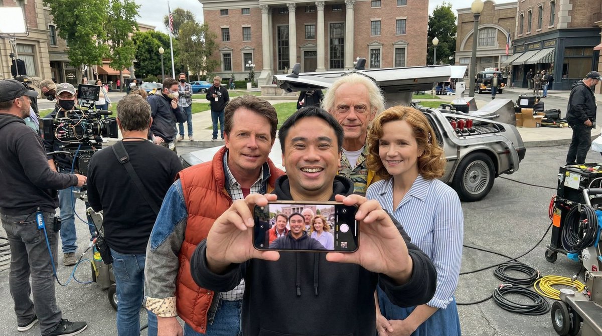 Behind-the-Scenes Movie Selfie with Identity Lock 4