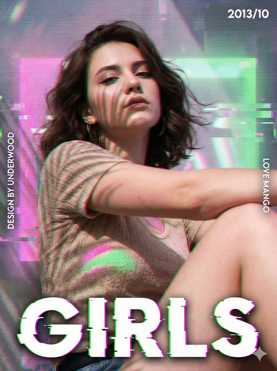Cyberpunk Magazine Cover Portrait Prompt