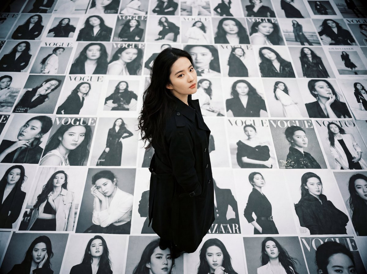 LOMO Ic-a Style Japanese Actress Portrait
