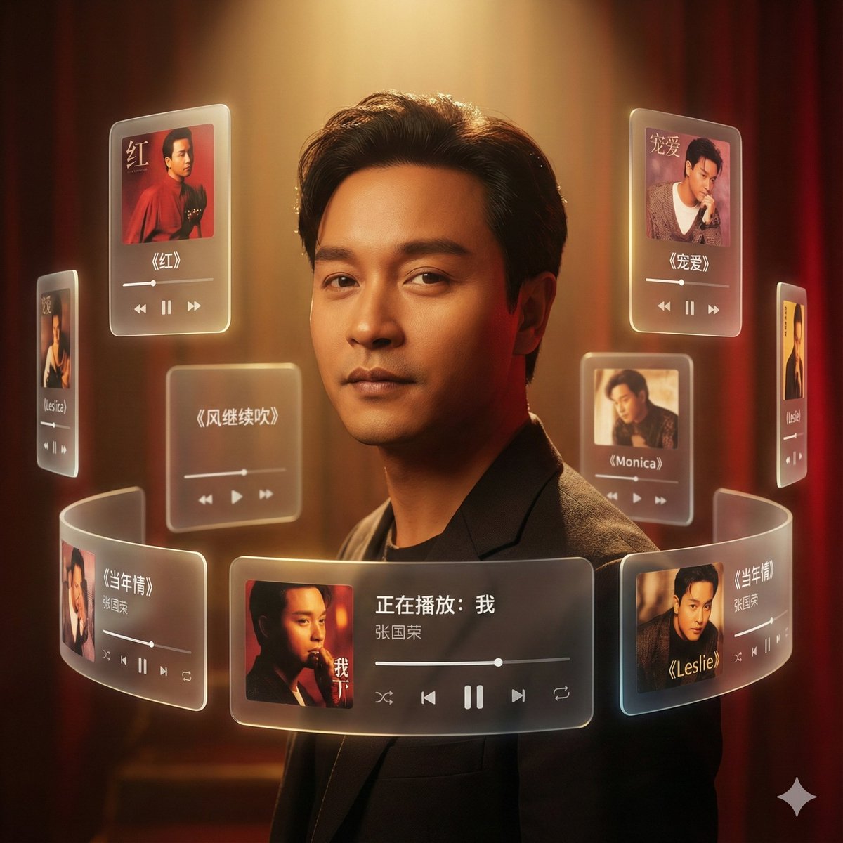 Singer AR Floating Play Card Effect 2