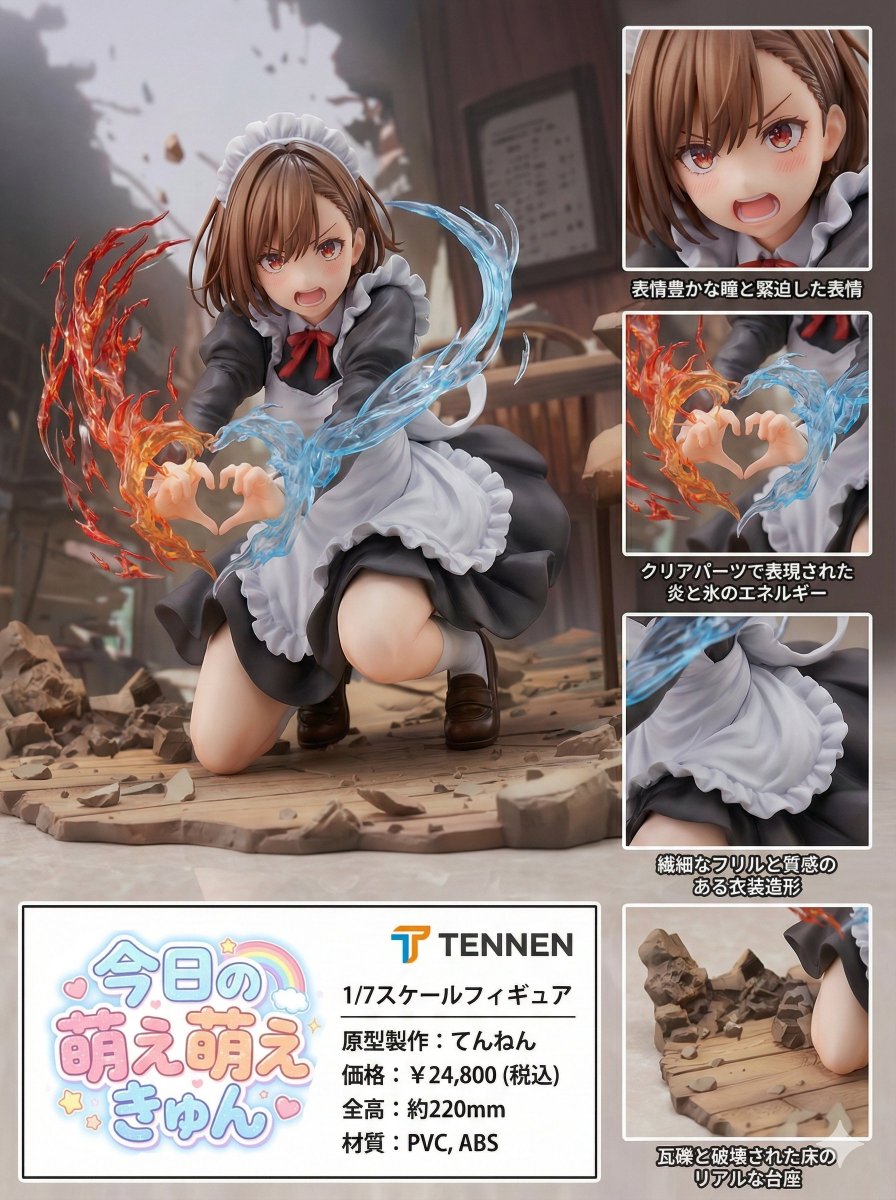 Sample output image for Photorealistic PVC Figure Product Introduction Layout