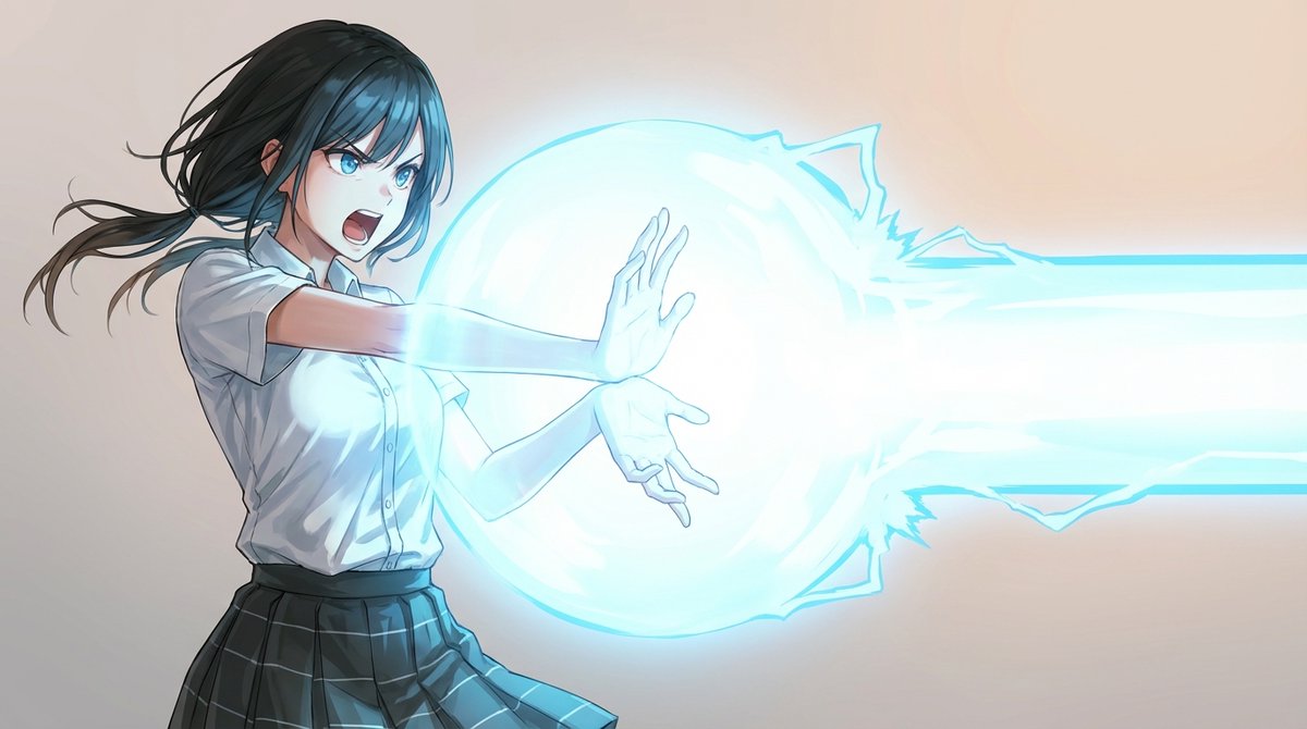 Kamehameha-Style Energy Wave Generation Prompts (Charge and Release) 3