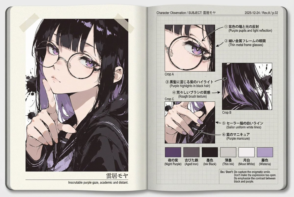 Research Notebook Art Book Template Prompt