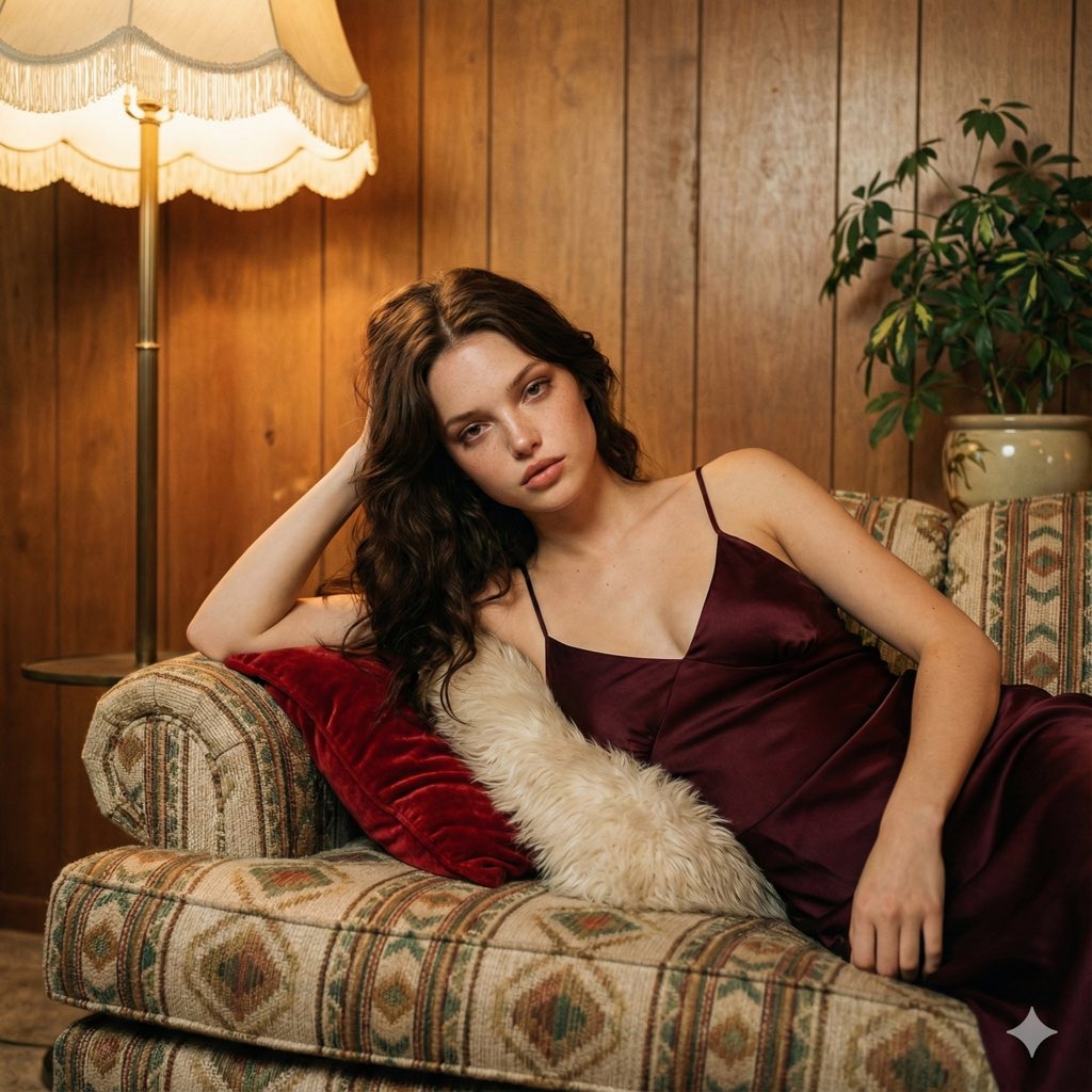 1970s Retro Cinematic Portrait
