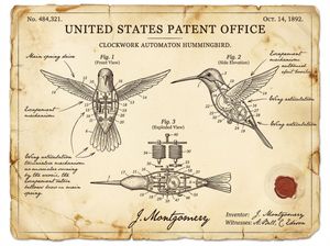 Vintage Patent Document for an Invention