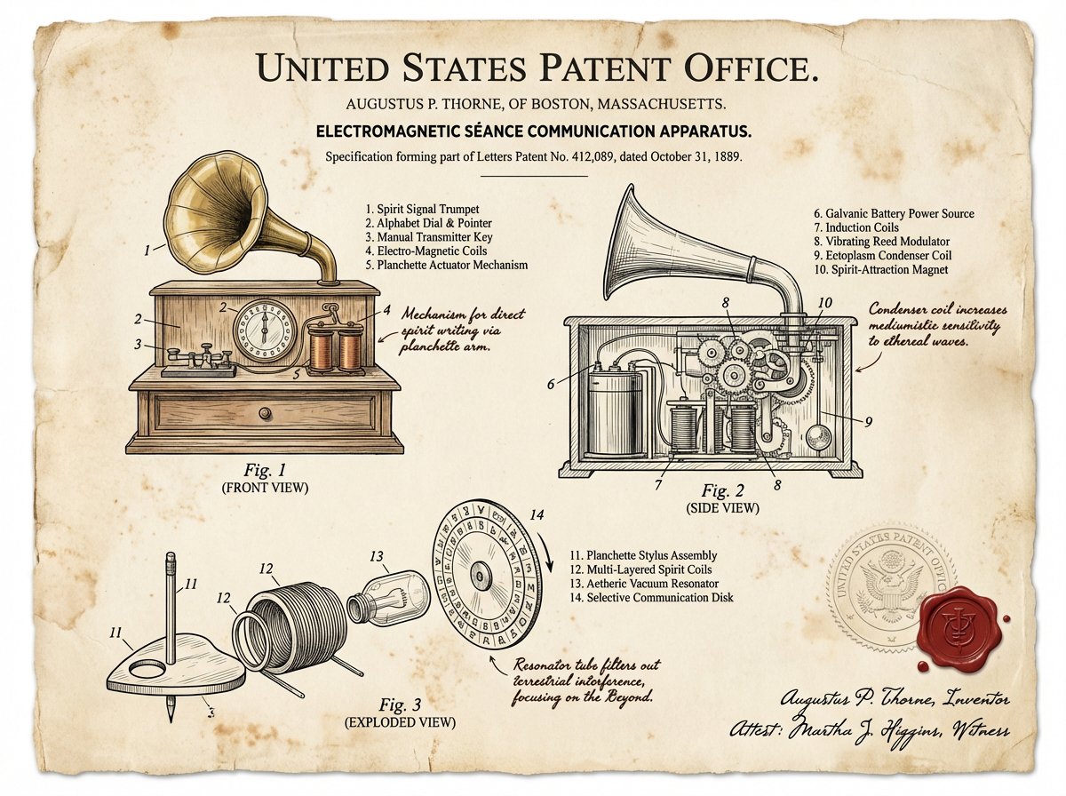 Vintage Patent Document for an Invention - Image 3