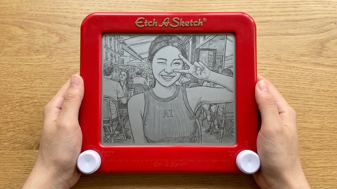 Etch A Sketch Style Prompt