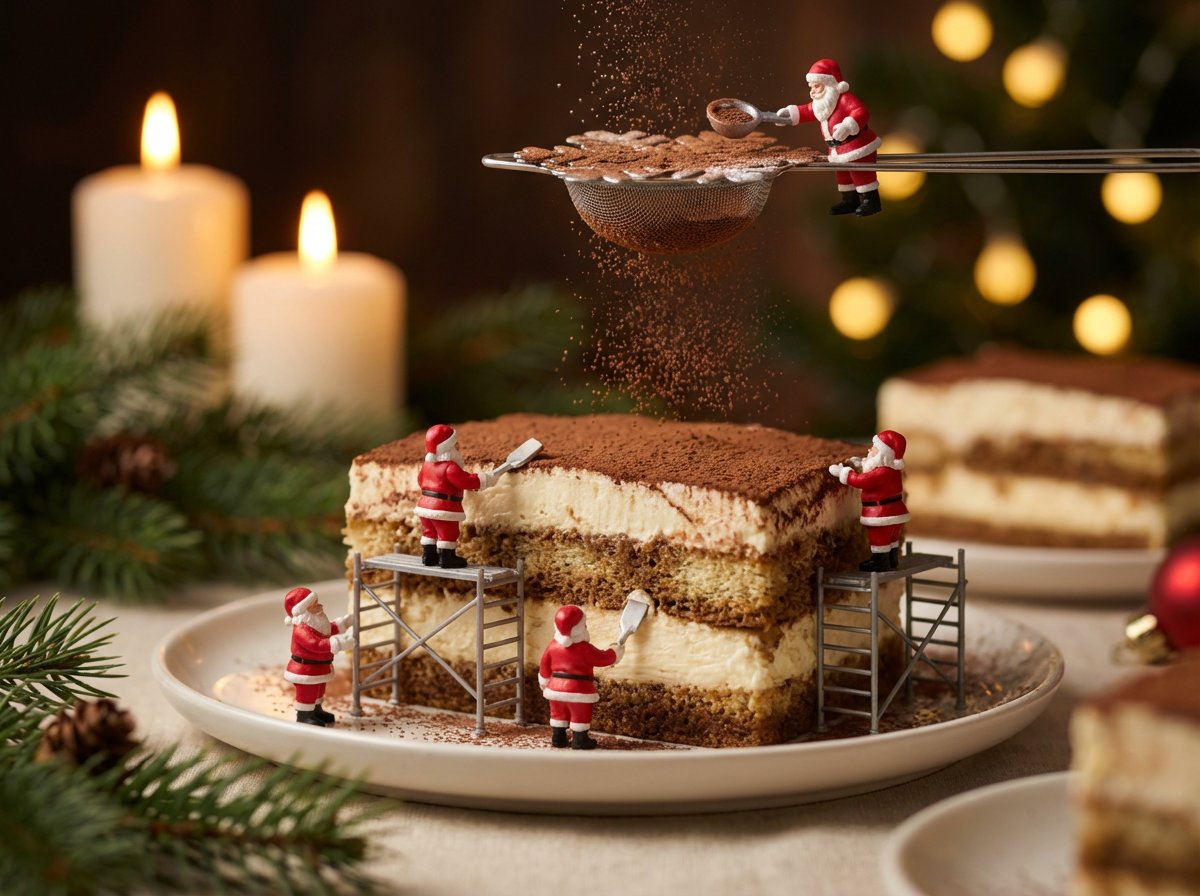 Christmas Miniature Food Diorama Prompt (Croissant Workshop) 4
