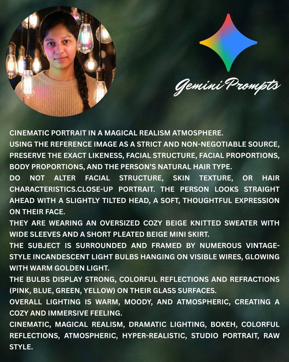 Cinematic Golden Glow Close-up Prompt