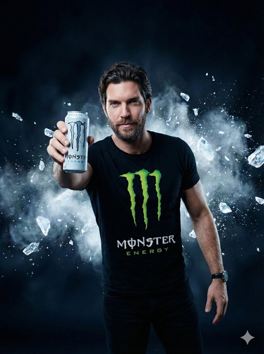 Hyper-Realistic Commercial Portrait for Monster Energy