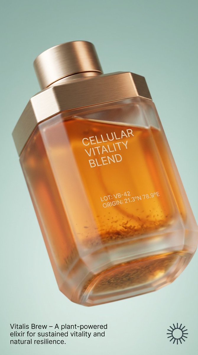 Cosmic Product Photography: Futuristic Energy Serum 3