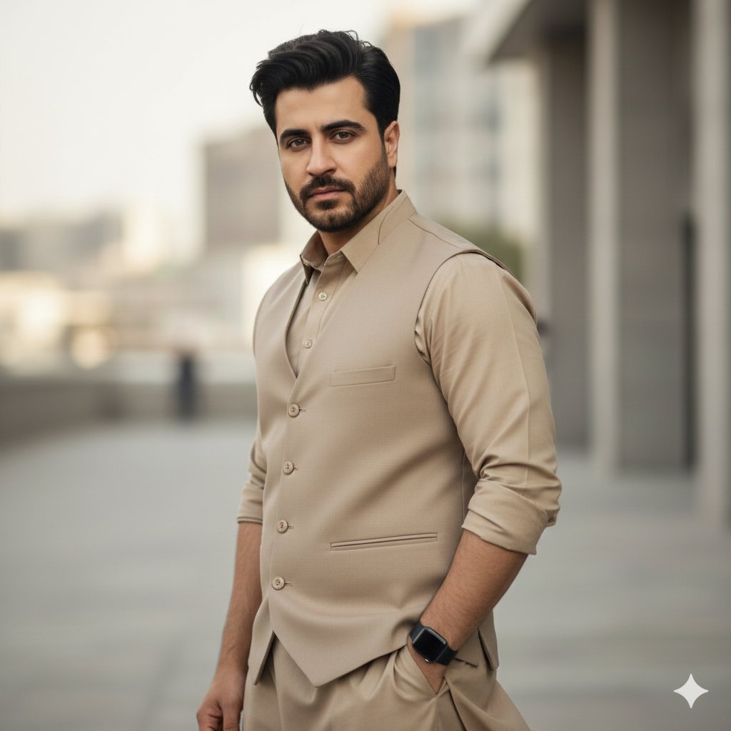 Monochromatic South Asian Traditional Wear Editorial