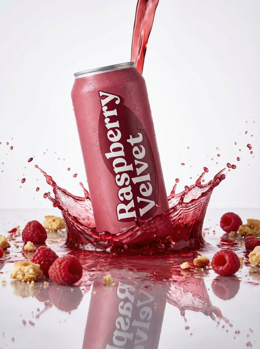 Premium Beverage Product Photography: Golden Peach Fizz 2