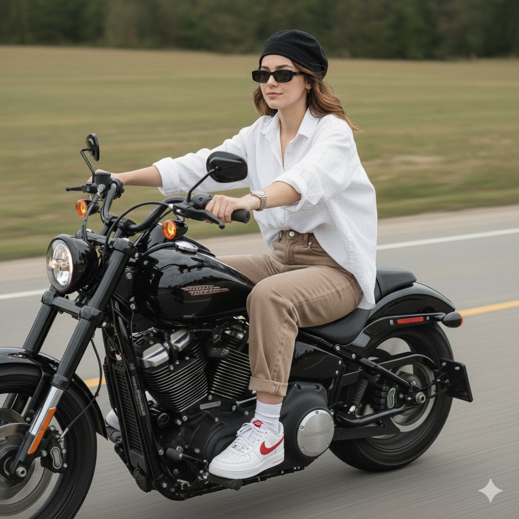 Cinematic Motorcycle Ride with Identity Lock 2