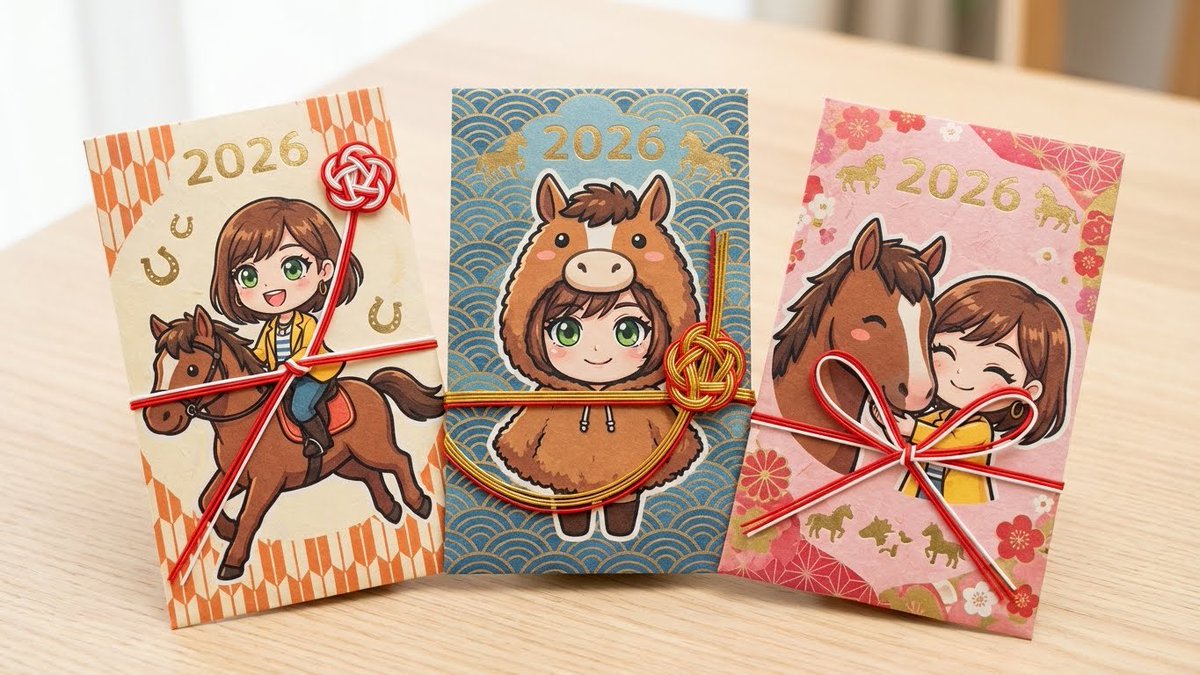 Year of the Horse Pochibukuro (Envelope) Prompt
