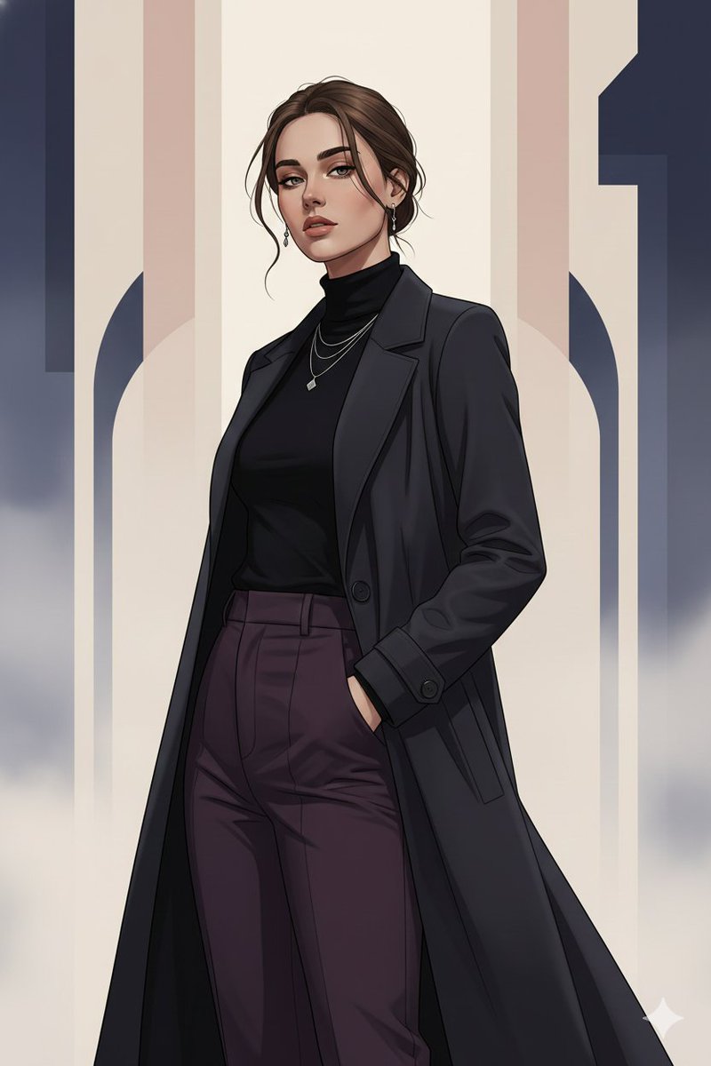 Gothic K-Drama Fusion Illustration with Identity Preservation
