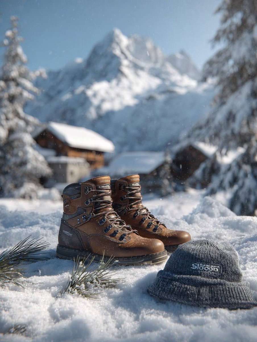 Premium Winter Product Photography in Alpine Setting 2