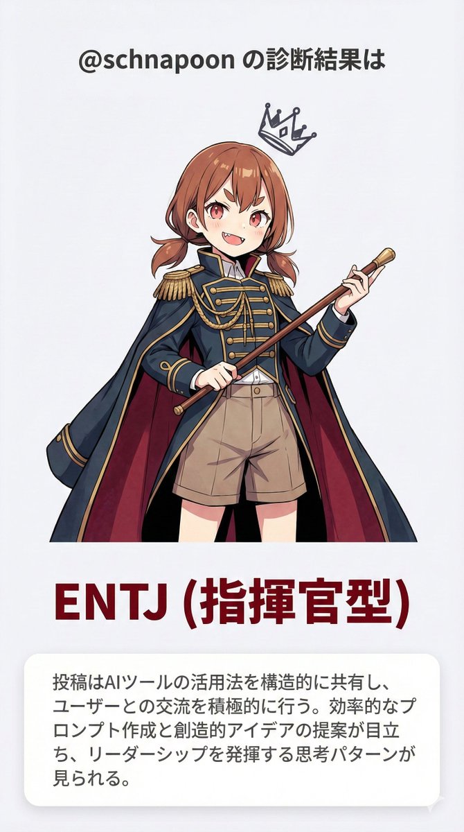 Nano Banana Pro Image Generation Prompt for MBTI Character Visualization 3
