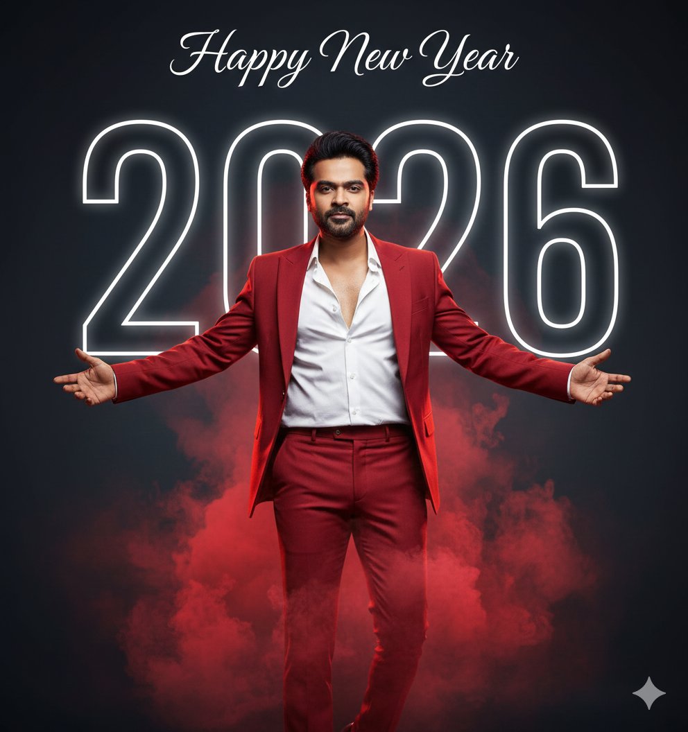 Happy New Year 2026 Cinematic Portrait 2
