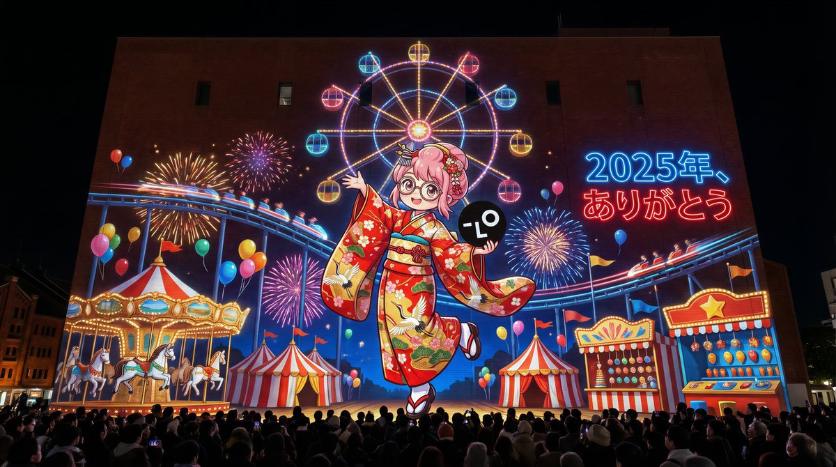 New Year's Eve Projection Mapping on Skyscraper Prompt