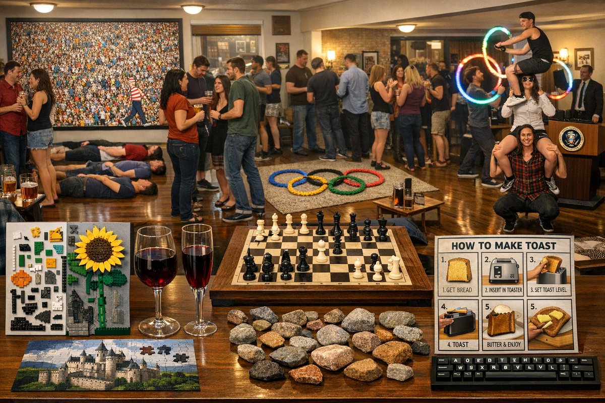 Complex Image Generation Test Prompt for Model Coherence