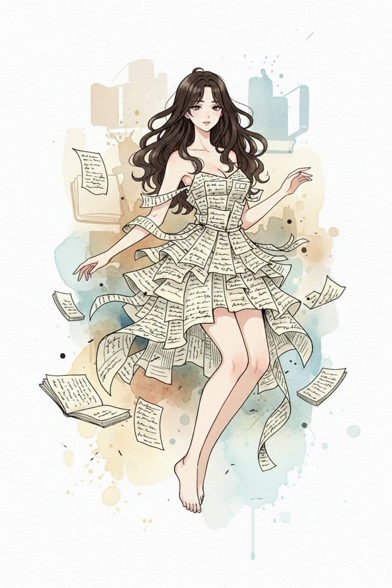 Hand-drawn mixed-media illustration prompt for Gemini Nano Banana Pro