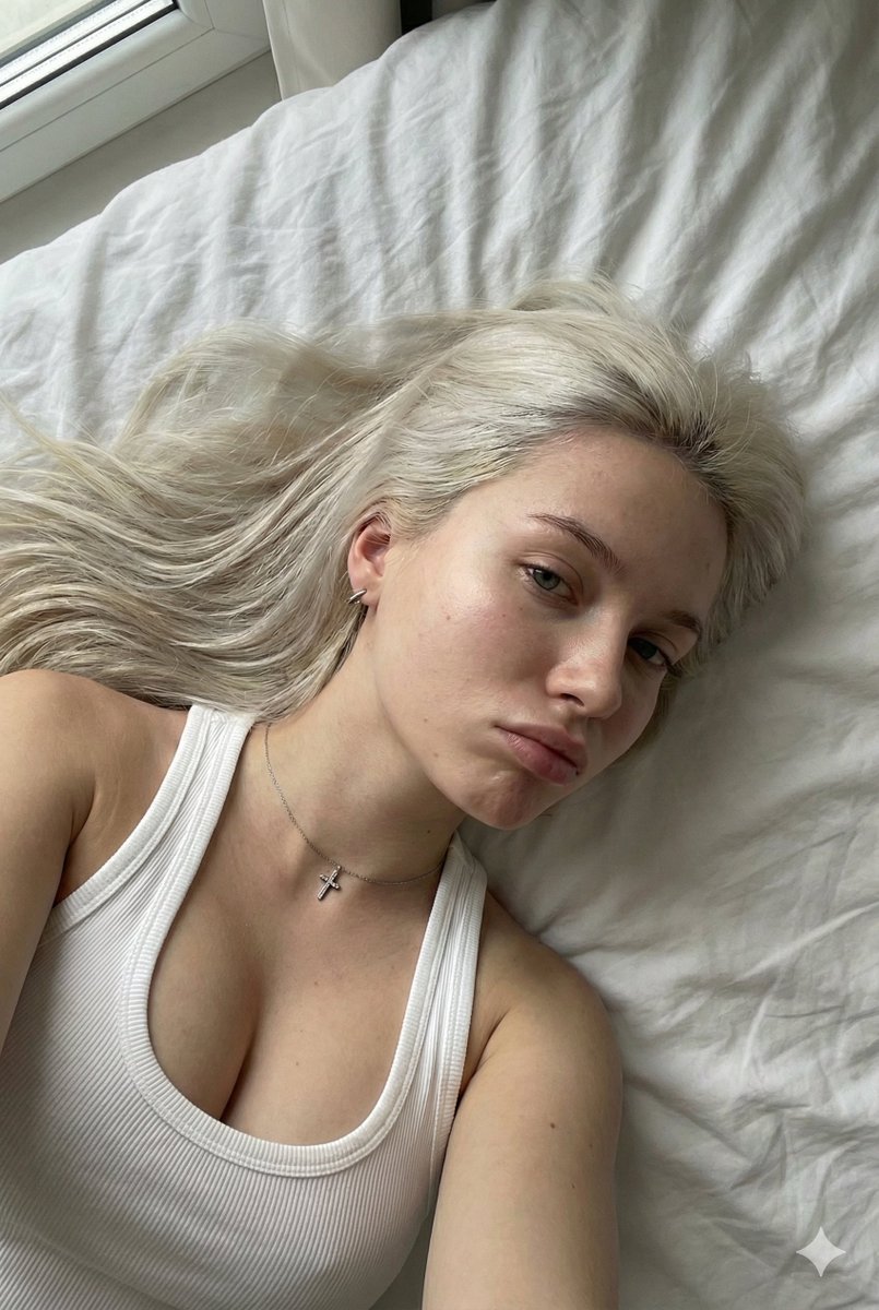 Y2K Intimate Morning Selfie Portrait