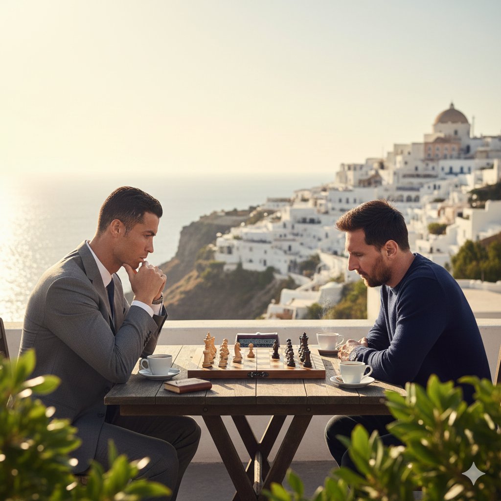 Ethereal Origami Figure on Reflective Lake