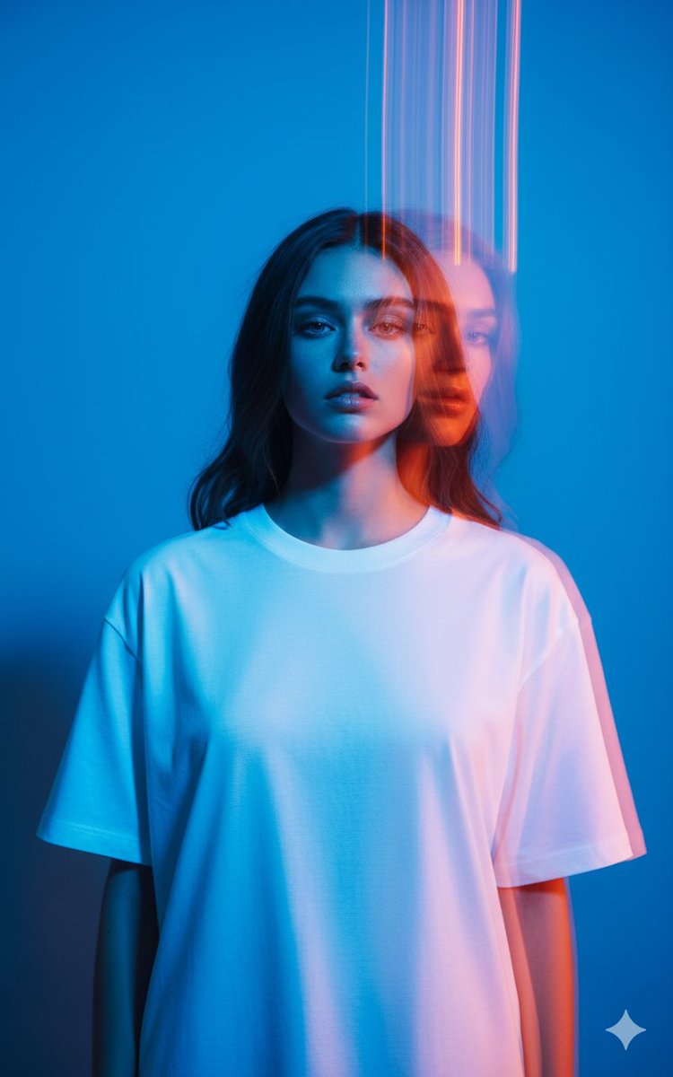 High-Fashion Multi-Exposure Portrait Prompt 2