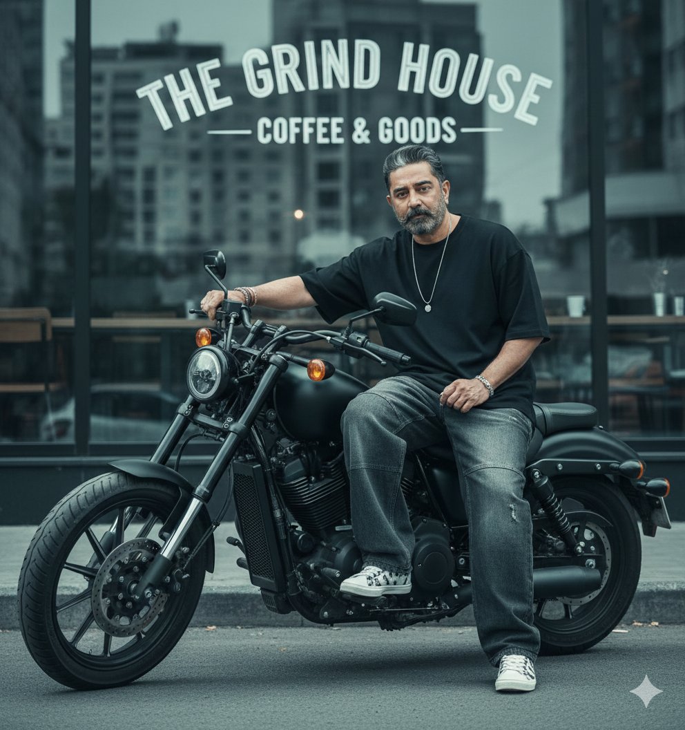 Cinematic Biker Street Style Portrait 2
