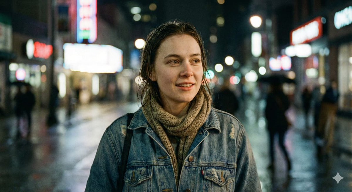 Ultra-Realistic Cinematic Street Portrait